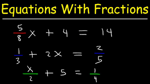 How to solve equations with fractions. How To Solve Linear Equations With Fractions Youtube