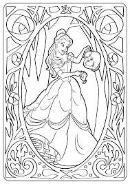 Princess belle is a coloring book from the popular disney cartoon beauty and the beast. Printable Disney Belle Pdf Coloring Pages