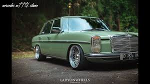 Why Mercedes W114 Stance Had Been So Popular Till Now Mercedes W114 Old Mercedes Mercedes Benz Cars