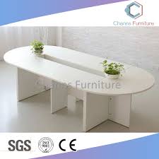 Open leg bases are constructed of durable metal and finished with a protective black powder. China Commercial White Meeting Table Wood Ellipse Conference Desk Cas Mt31410 China Meeting Desk Meeting Furniture