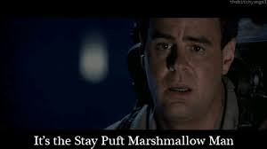 Marshmallow man reacts to ghostbusters trailer. It S The Staypuft Marshmallow Man Album On Imgur