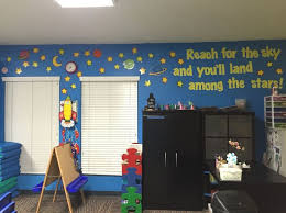 Get inspired by the best classroom themes that you will want to try this year. Space Theme Classroom Open House Space Theme Classroom Space Classroom Space Themed Classroom
