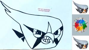 How To Draw Silver Angry Birds Easy Angry Birds 2 Silver Step By Step Angry Birds Drawings Birds 2