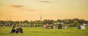Public park and former airfield in berlin, germany. Tempelhofer Feld Tempelhof Field Visitberlin De