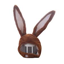 Amazon Com Bobilike Plush Fun Bunny Ears Hood Women Costume Hats Warm Soft And Cozy Brown Gateway Costume Hats Aesthetic Bunny Ears Women S Costumes