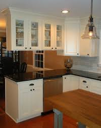 This Kitchen Remodel Features Aristokraft Maple Cabinetry In The Landen Door Style I Kitchen Cupboard Designs Hanging Kitchen Cabinets Peninsula Kitchen Design