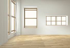 Empty Interior Background Room With Decoration Mock Up On Wooden Floor Room Empty Room Wooden Flooring