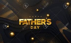Happy fathers day message written on a black blackboard with blue ribbon against a blue. Happy Fathers Day Vector Holiday Illustration Of Golden Label Royalty Free Cliparts Vectors And Stock Illustration Image 128506195