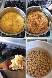Koshary Koshari Or Kushari Is One Of The Traditional Egyptian Food This Dish Is Considered The National Dish Of Egyptian Food Egyptian Koshari Recipe Koshari
