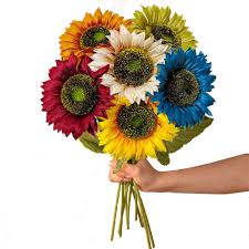 Valueflora started in 2003 some sixteen years ago and is considered to be one of the leading and most reliable online postal flower delivery companies in this country. Buy Plobach 6pcs Artificial Sunflowers Flowers Vintage Fake Silk Sunflowers Bulk With Long Stems For House Wedding Garden Outdoor Party Decoration Multi Online In Uk B08p4tvgyy