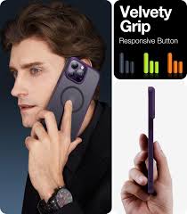 Amazon.com: TORRAS Magnetic Guardian Designed for iPhone 14 Pro Max Case  [Military Grade Drop Tested] [Compatible with MagSafe] Slim Translucent  Matte ...