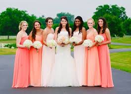 F6b0c003bc5280e18a42a3ccac8a1ae4 Jpg 736 529 Coral Bridesmaid Dresses Peach Bridesmaid Dresses Ombre Bridesmaid Dresses