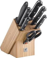 Zwilling 34931 003 0 Twin Chef Bloc De Couteaux Bambou 8 Pieces Epicerie Au Meilleur Prix Livree Sur Toute La France Metropolitaine Bloc De Couteau Couteau Bois Couteau