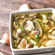 Healthy Mushroom Soup Recipe Yummly Recipe Mushroom Soup Healthy Mushroom Soup Recipes Chicken Soup Recipes