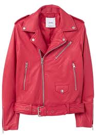 Mango Tribeca Leather Jacket Red Fit Regular Outer Fabric Material 100 Leather Care Instructions Do Jackets Real Leather Jacket Leather Jackets Women