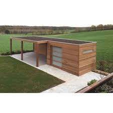 Box Iroko Tokyo E Avec Auvent Abris De Jardin Design Abri De Jardin Moderne Abri De Jardin