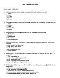 In this short science fiction story, a boy is required by the ellington is an important figure in the harlem renaissance, an african american cultural, social, and artistic movement that took place in harlem. Test Zora Neale Hurston By Teaching Tools For Ela Tpt