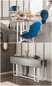 Twenty Dining Tables That Work Great In Small Spaces Living In A Shoebox Dining Table Small Space Space Saving Dining Table Dining Room Small