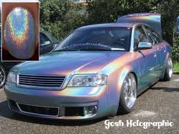 Car Paint Vs Nail Polish Holographic Car Car Painting Car Paint Jobs