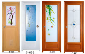 Modern design mdf pvc coated door internal flush doors for bathroom,washroom. Bathroom Plastic Door Design Novocom Top