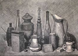 Giorgio morandi was an italian modernist painter and printmaker easily recognizable for his subtle, tonal still lifes of common household objects. Pin On Still Life Observational Drawing
