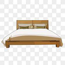 White pillow lays at an empty bed. Bed Clipart Png Images Vector And Psd Files Free Download On Pngtree