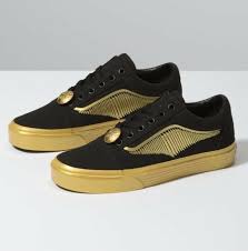 Black And Gold Vans Old Skool Vans Old Skool X Harry Potter Golden Snitch Black Gold Yellow Size 11 5 Ebay Harry Potter Shoes Vans Harry Potter Golden Snitch