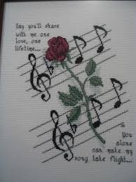 Check spelling or type a new query. Rose And Music Cross Stitch Pattern Felt In 2020 Cross Stitch Music Pink Cross Stitch Cross Stitch Flowers