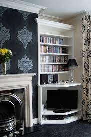 tv unit for alcove shelving ideas living room home vintage kitchen shelves
