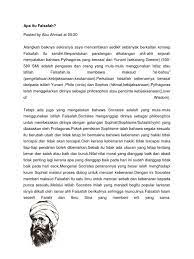 Oleh itu, falsafah noleh diertikan sebgai satu usah untuk berfikir yang rasional dan kritis terhadap perkara yang penting mengenai pendidikan. Apa Itu Falsafah