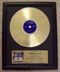 Platinum Silver Plated Lp Trophy Custom Plaques Plating Silver Plate