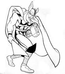 34 thor pictures to print and color. Marvel Hero Thor Coloring Page Netart