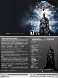 Check spelling or type a new query. Batman Arkham Asylum Ps3 Game Manual Play Station 3 Leisure