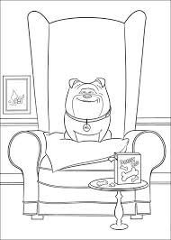 What is the secret life of your pet? Coloring The Secret Life Of Pets 2