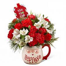 Believe Mug Bouquet Acacia Exclusive In Hesperia Ca Acacia S Country Florist