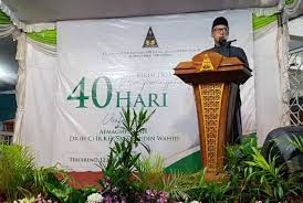 Semoga amal ibadah beliau diterima di sisi allah swt, dilapangkan dan disempurnakan jalannya menuju allah swtamin ya robbal alamin. 40 Hari Meninggalnya Kh Salahuddin Wahid Tebuireng Gelar Doa Bersama