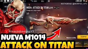 Ahora, free fire no hizo más que anunciar la colaboración con attack on titan, pero fue más que suficiente para que los fans de ambas producciones habrá que seguir esperando algunas semanas más para conocer exactamente qué elementos sumará el cruce entre free fire y attack on titan. Shingeki No Kyojin X Free Fire Tendra Una M1014 Legendaria