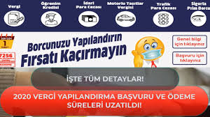Pandemi koşulları altında ilk ödemesini yapamayan binlerce vatandaşın gözü bu hafta yapılacak olan bakanlar kurulu toplantısından uzatma kararın. 2020 Vergi Yapilandirma Basvuru Suresi Uzatildi Nasil Basvuru Yapilir Iste Detaylar Yapilandirma Youtube