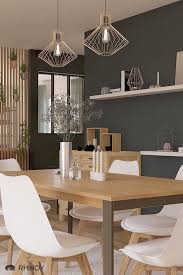Salle A Manger Scandinave Et Industrielle Salle A Manger Style Industriel Amenagement Salle A Manger Salle A Manger Industrielle