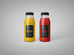 The best juice bottle mockup that can be handy in juice projects as well as milk bottle design. Free Juice Bottle Mockup On Behance