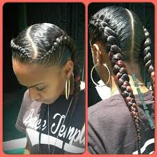 Her makeup is up to par too, with pinky lips. This Year S Coolest Hair Braid Models Braids Hairstyles For Black Kids