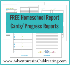Free Homeschool Progress Report Report Card Printables Report Card Template School Report Card Free Homeschool