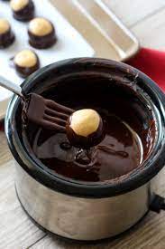 Buckeyes Peanut Butter Balls Chocolate With Grace
