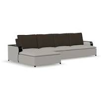 Sofa L-Shaped Gaya Amerika elegan 60-0683 sofa | Ekar Furniture