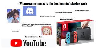 ** listen to songs from /r/music and /r/listentothis on your phone. Video Game Music Is The Best Music Starter Pack Starterpacks
