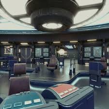 Starship Command Center High Poly Pbr 3d Model Star Trek Ships Starship Star Trek Starships