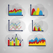 Business Icons Set Different Types Of Statistics Data Charts
