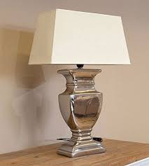 Landhaus Tischlampe Tisch Lampe Leuchte Tischleuchte Hohe 42 Cm Creme Silber Amazon De Beleuchtung Large Table Lamps Table Lamp Elegant Table Lamp