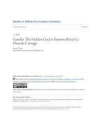 I will be back with. Pdf Gender The Hidden God In Yasmina Reza S Le Dieu Du Carnage