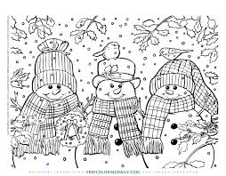 Print these free snowman coloring pages, plan your most epic snowman, then go out and build it! Free Snowman Coloring Page Free Coloring Daily